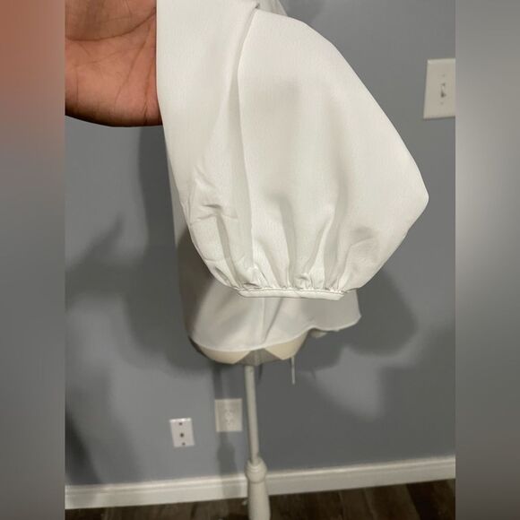 Asos White Elegant Blouse - Picture 4 of 10